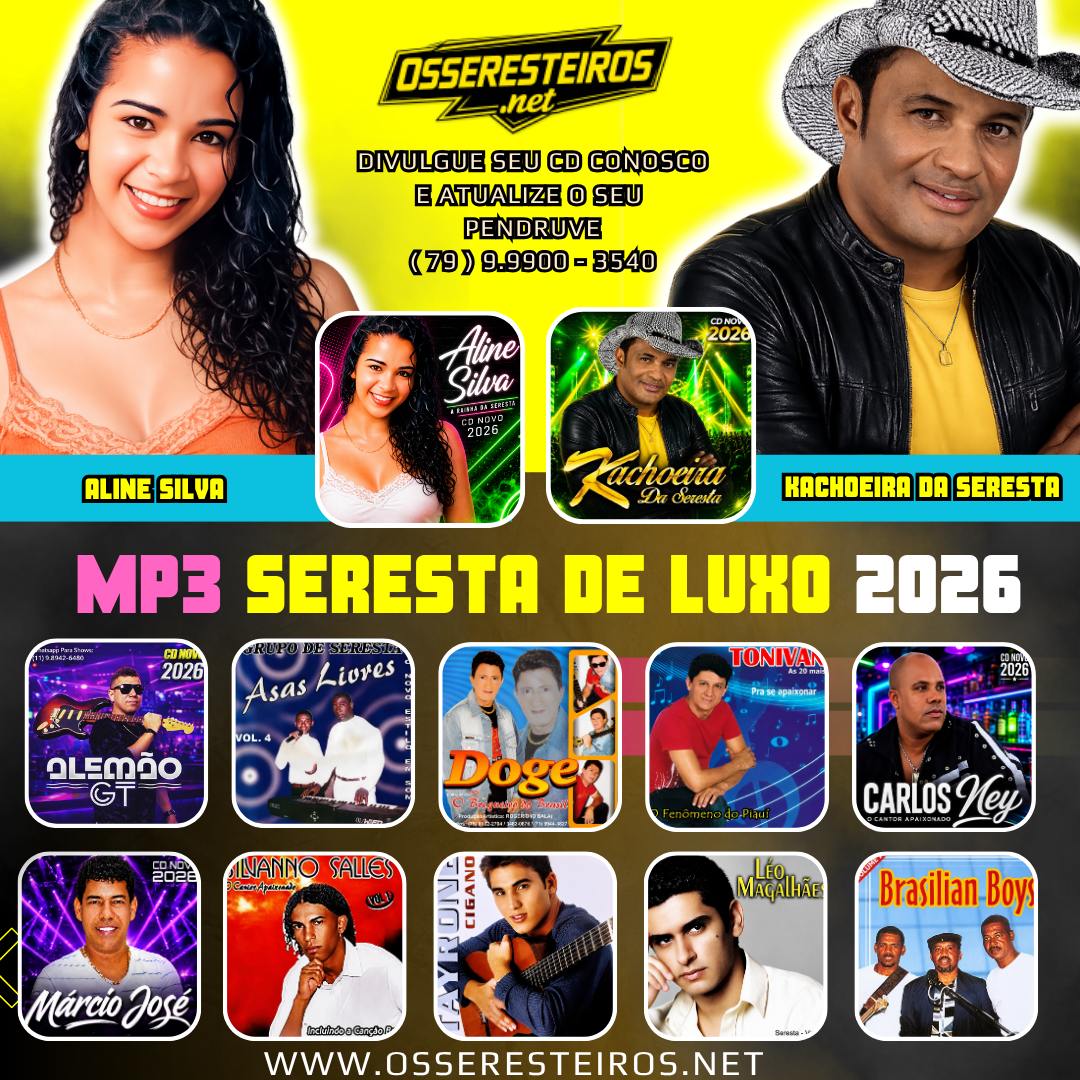 DISCO DE MP3 - SERESTA DE LUXO 2026