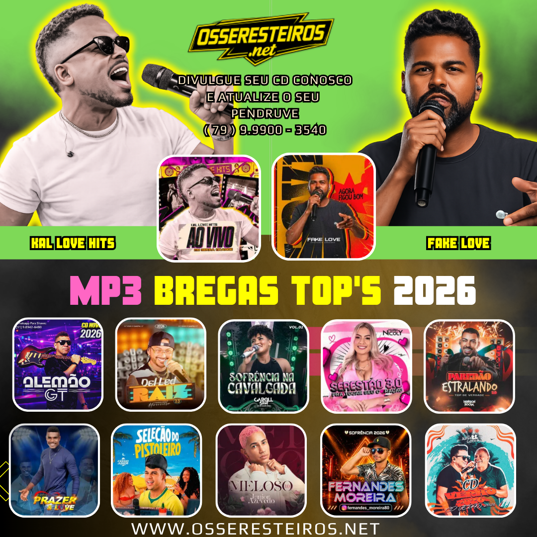 DISCO DE MP3 - BREGAS TOP'S 2026
