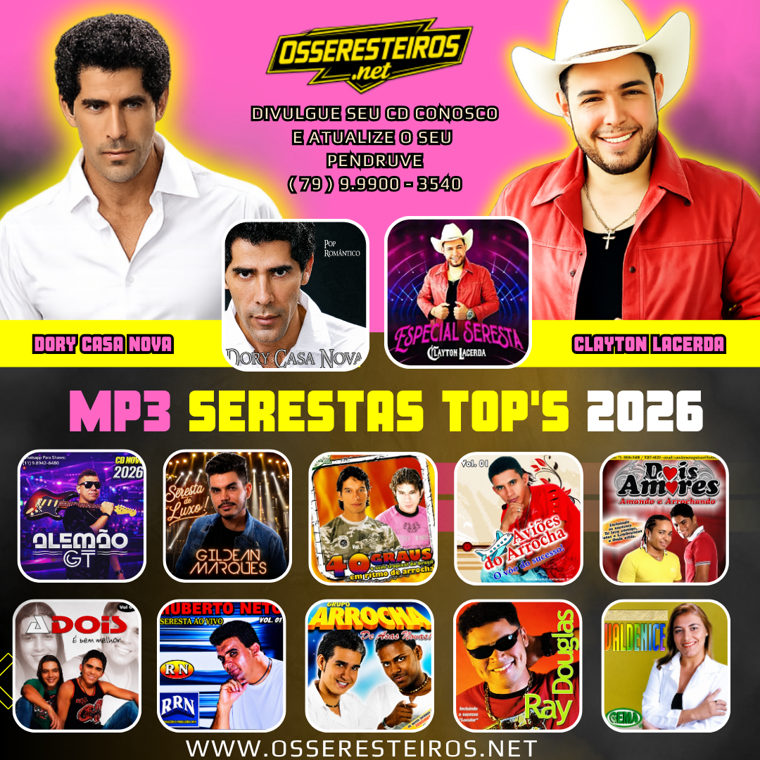 DISCO DE MP3 - SERESTAS TOP'S 2026
