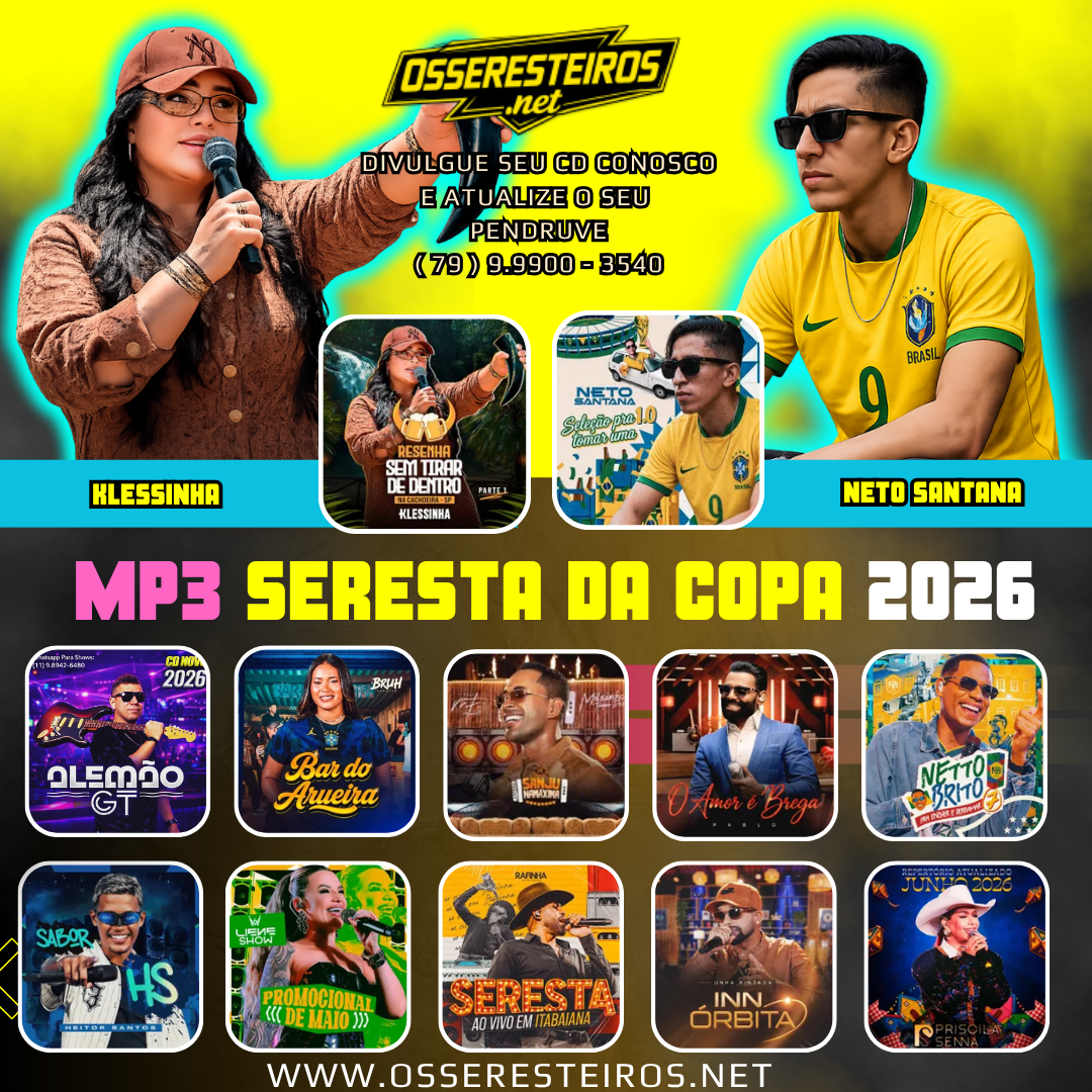 DISCO DE MP3 - SERESTA DA COPA 2026