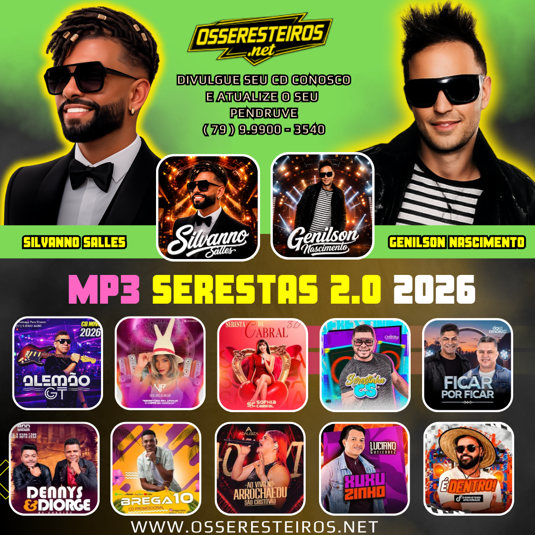 DISCO DE MP3 - SERESTAS 2.0 2026