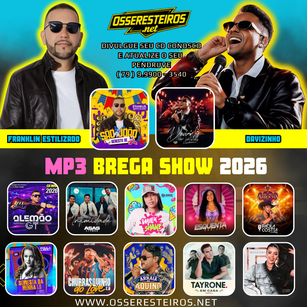 DISCO DE MP3 - BREGÃO SHOW 2026