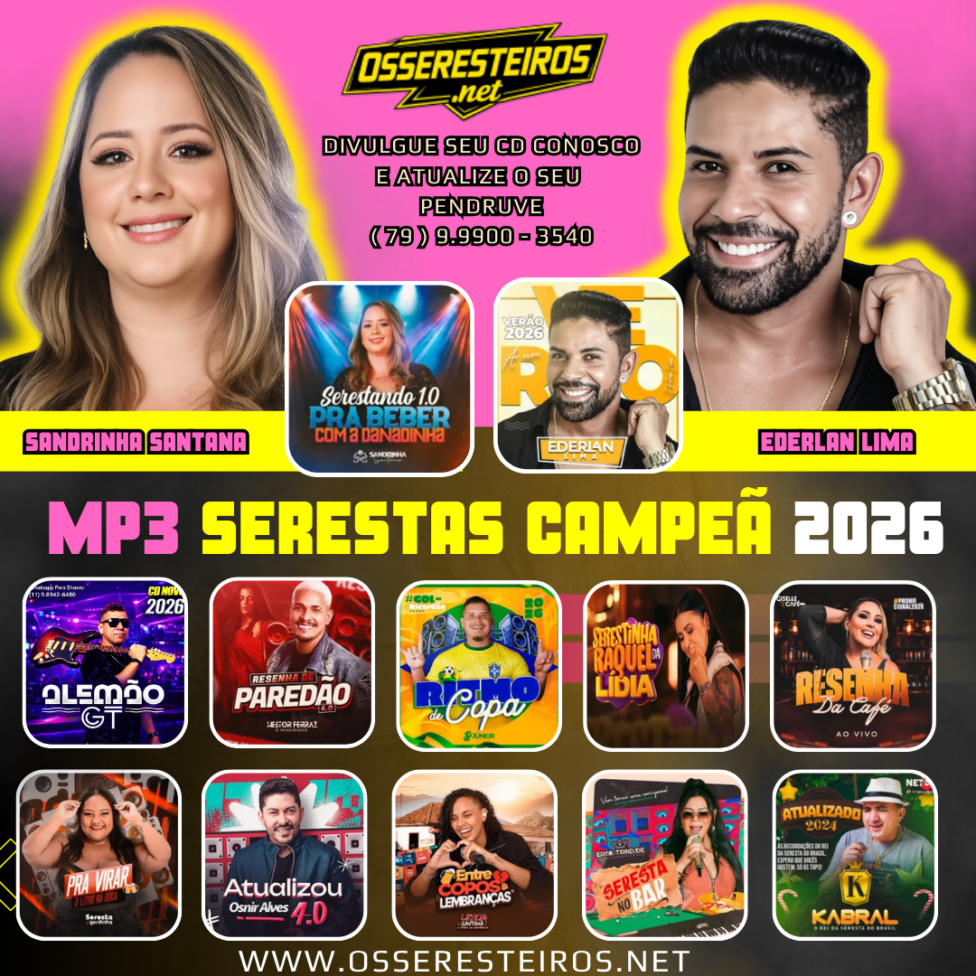 DISCO DE MP3 - SERESTAS CAMPEÃ 2026