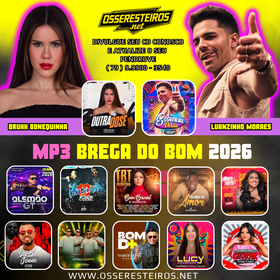 DISCO DE MP3 - BREGÃO DO BOM 2026