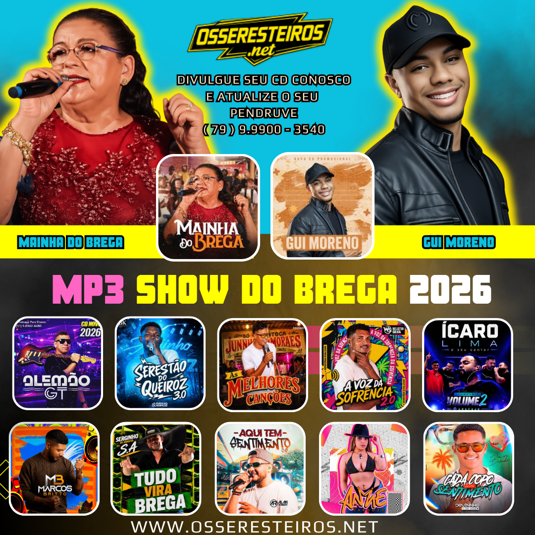 DISCO DE MP3 - SHOW DO BREGA 2026